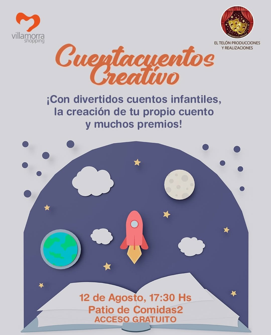 Tarde de cuentos infantiles en Villamorra Shopping