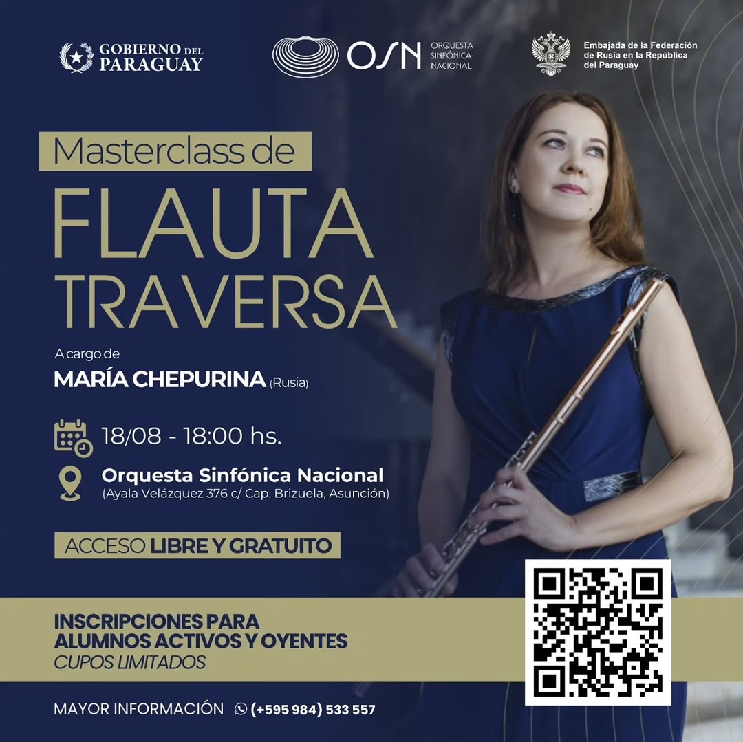 Masterclass de Flauta Traversa con María Chepurina