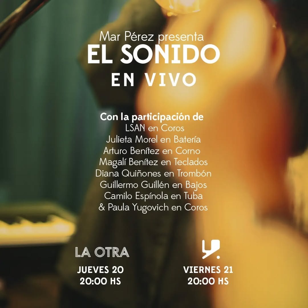 Mar Pérez presenta su EP en vivo - La Otra Bar