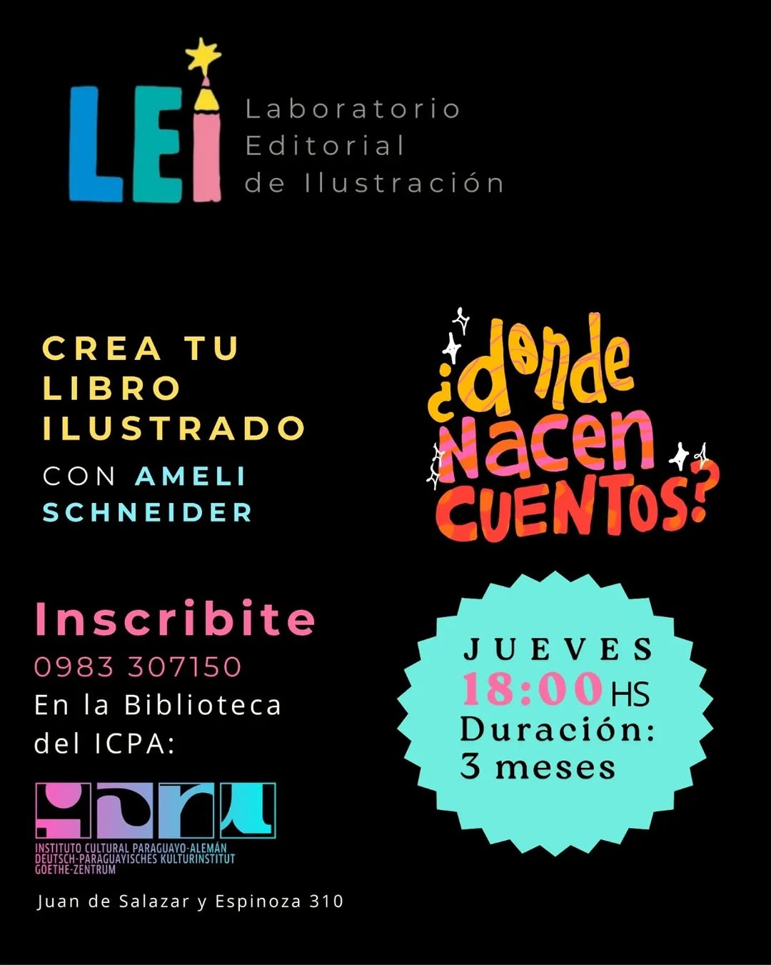 ¿De dónde nacen los cuentos? Taller de creación de libro ilustrado