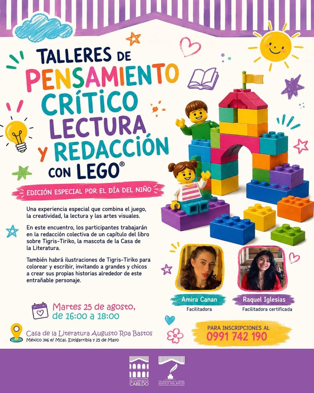 Talleres de Pensamiento Crítico, Lectura y Redacción con LEGO®