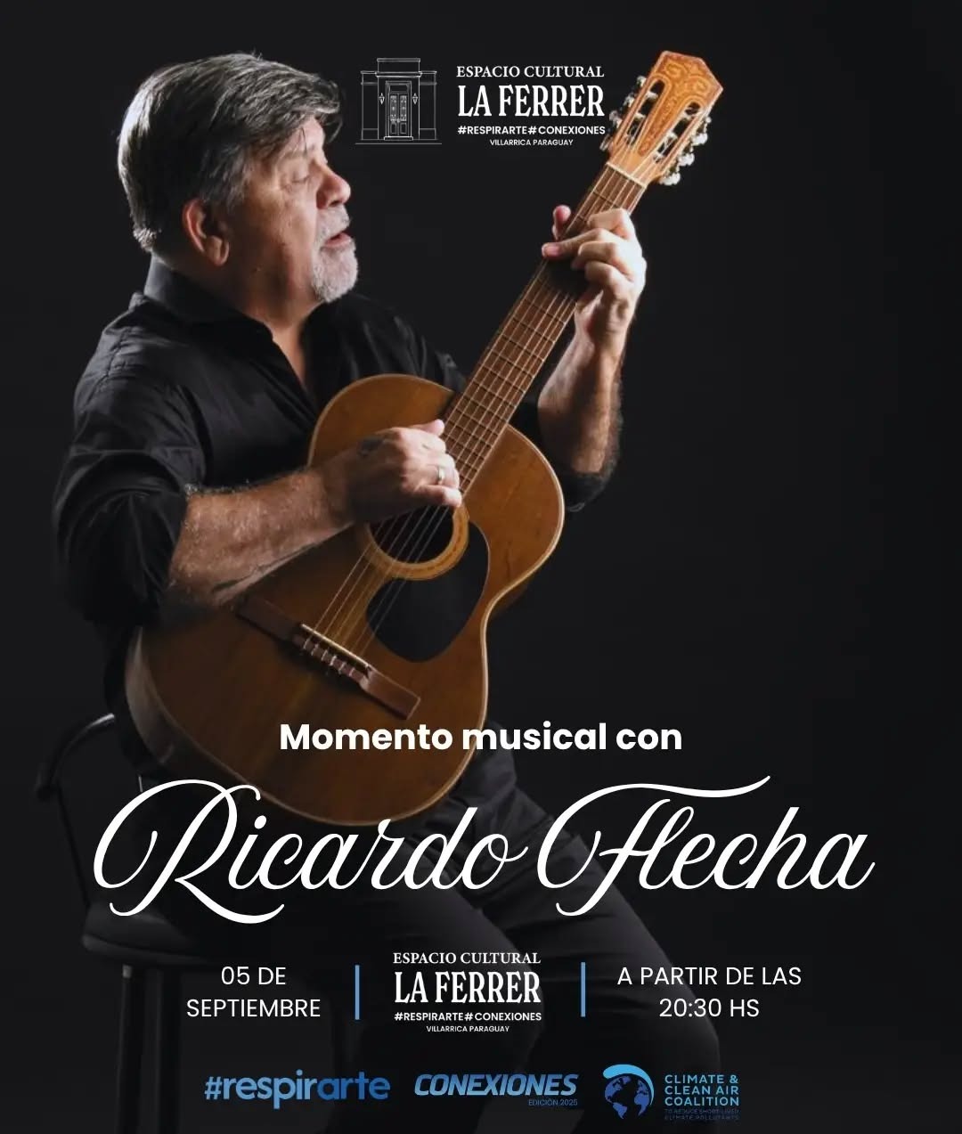 Ricardo Flecha en concierto