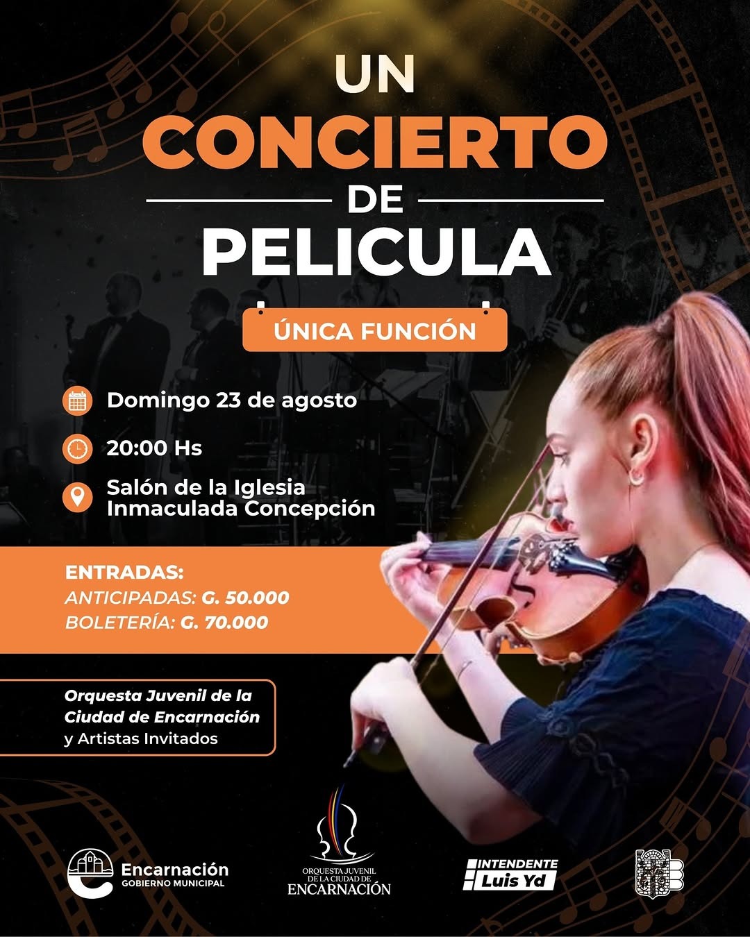 Un concierto de película