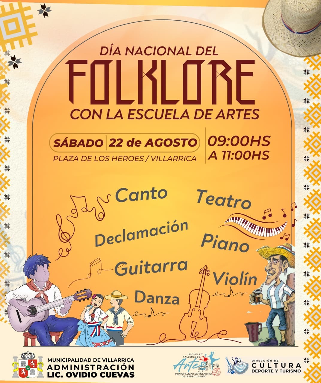 Día Nacional del Folklore en Villarrica