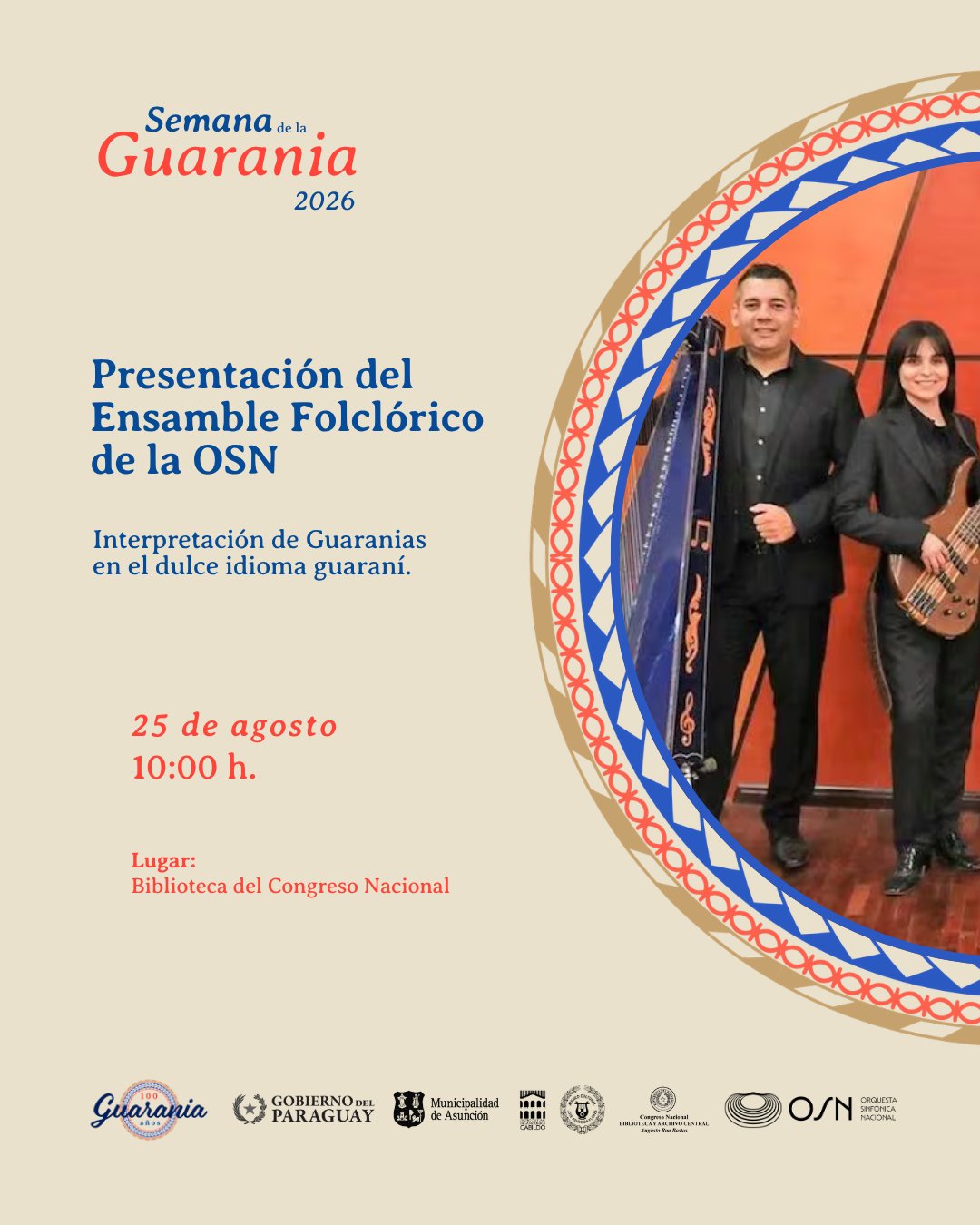 Presentación del Ensamble Folclórico de la OSN
