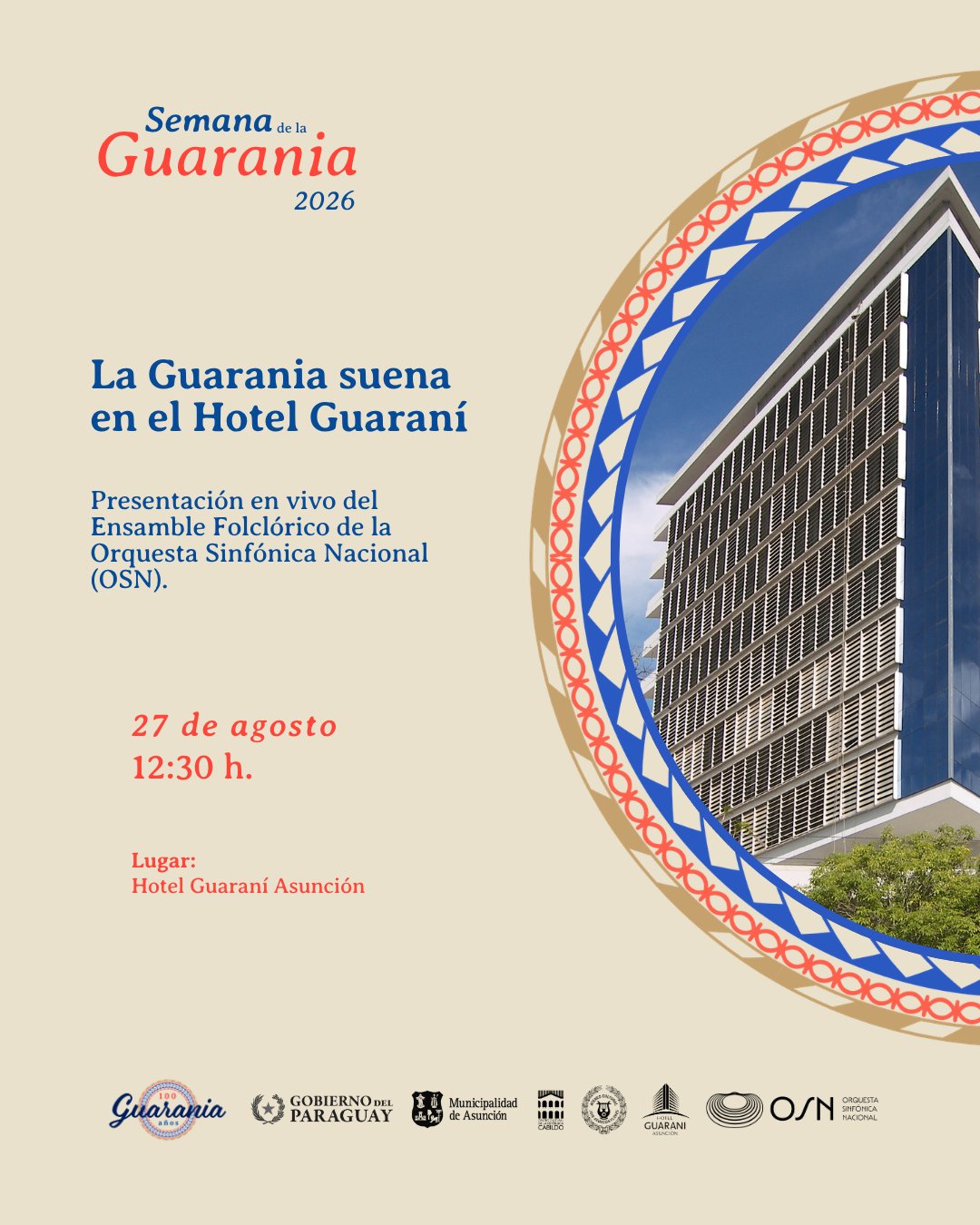 La Guarania suena en el Hotel Guaraní