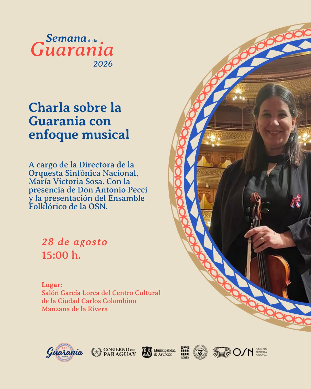 Charla sobre la Guarania con enfoque musical