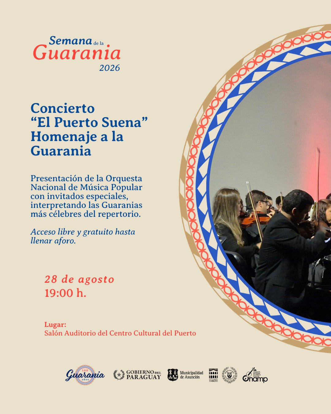 Concierto “El Puerto Suena” - Homenaje a la Guarania
