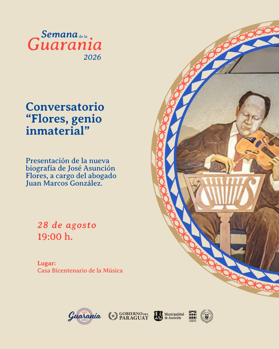 Conversatorio “Flores, genio inmaterial”