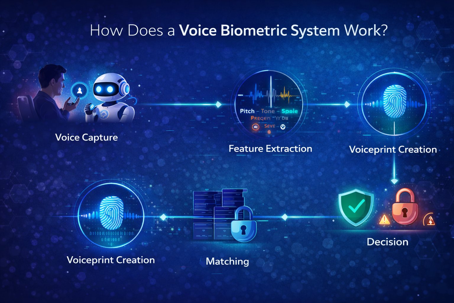 How Does a Voice Biometric System Work?