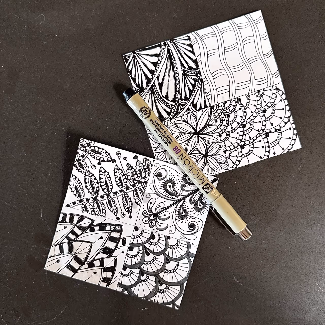 Zentangle Designs by Barbara Mulleneaux