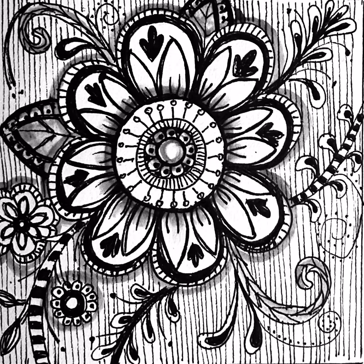 Zentangle 4 by Barbara Mulleneaux