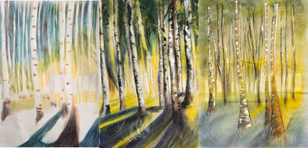 Intermediate Inktense by students (4)