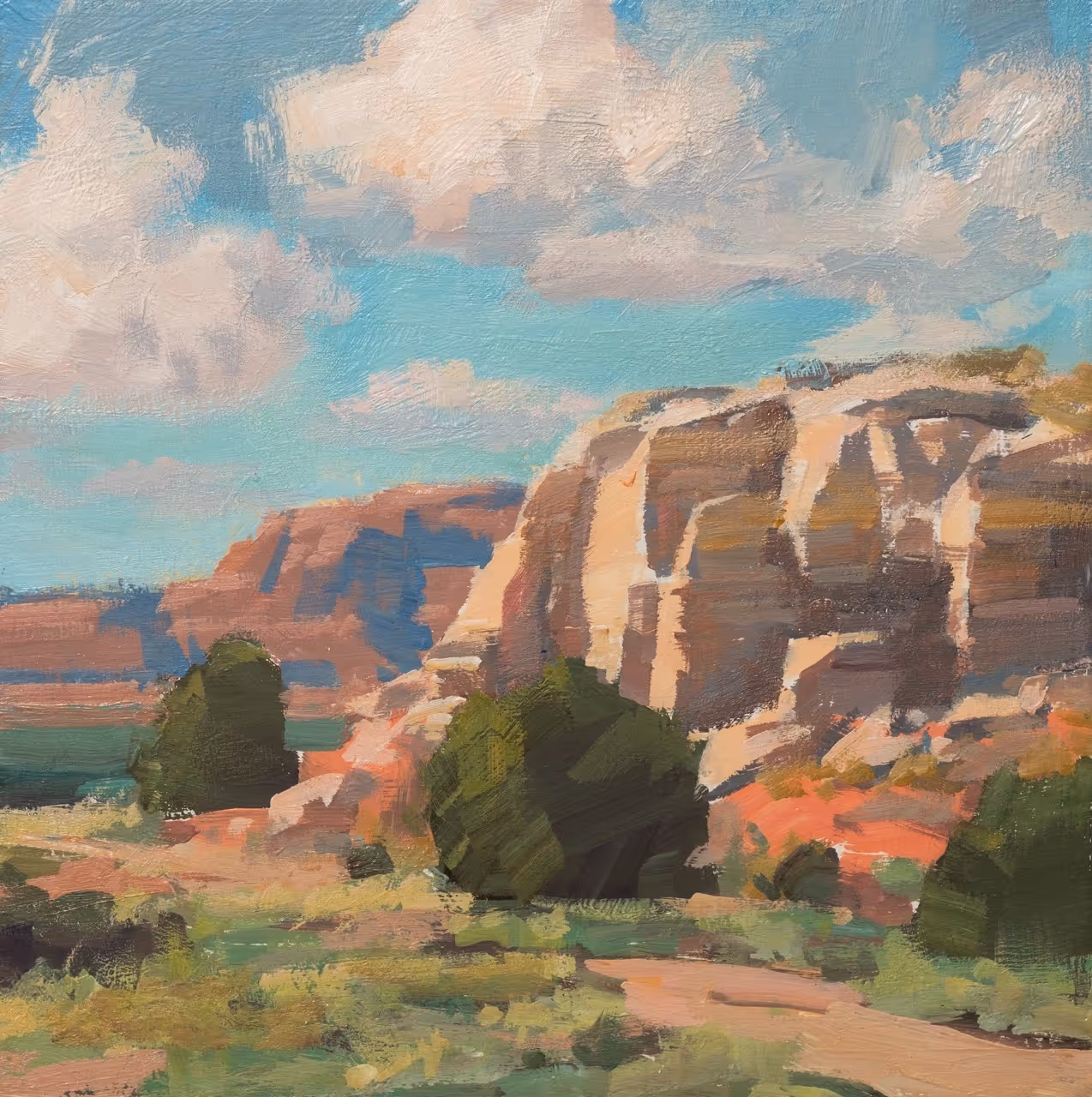 Rocks by Fredonia by Charles Thomas