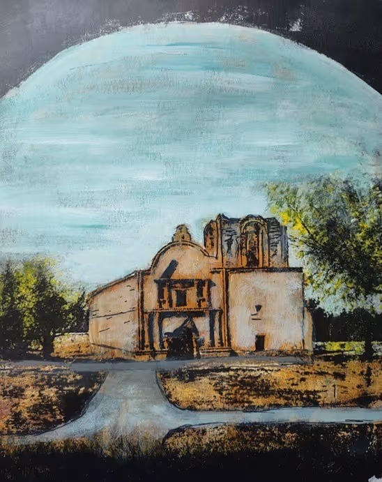 Tumacacori Mission by Kathie Scrimgeour