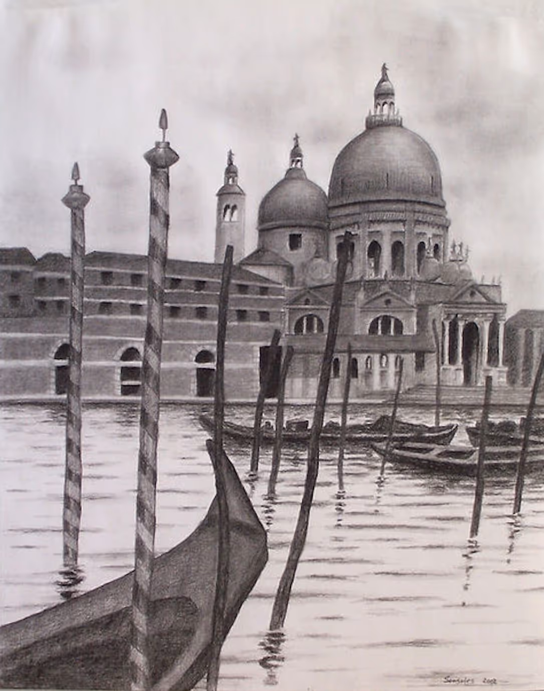 The gondolas of Venice by Sonsoles Shack