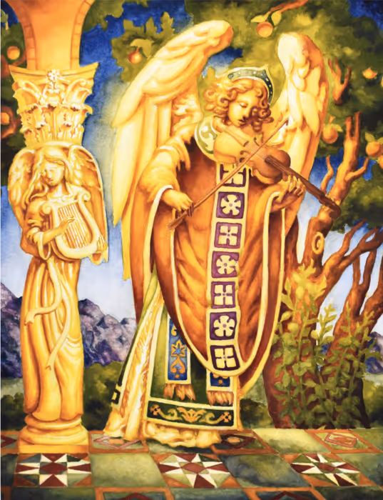 Angeli in Paradiso #3 by Jesus Sanchez(Juror's Award)