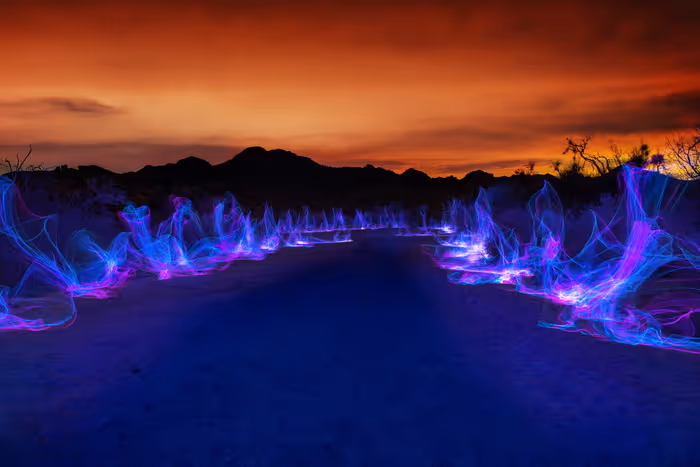 Zephyrs of the Dry Wash by Jon Valet(Honorable Mention)