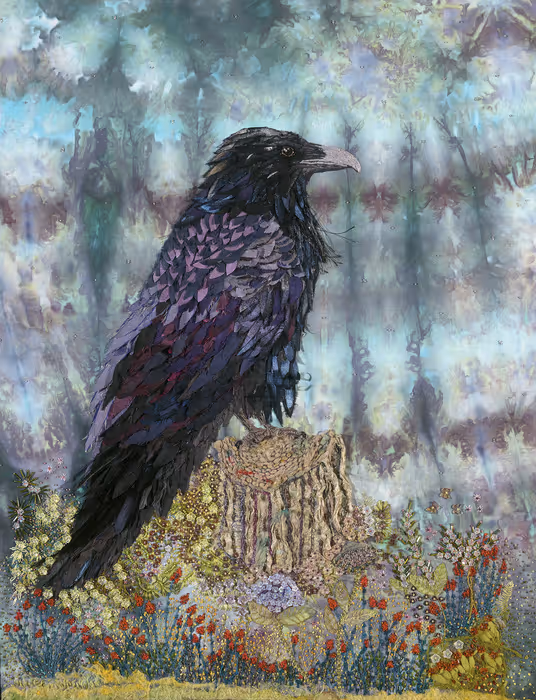 Mystical Raven's Secret Garden by Cyndy Padilla(Honorable Mention)