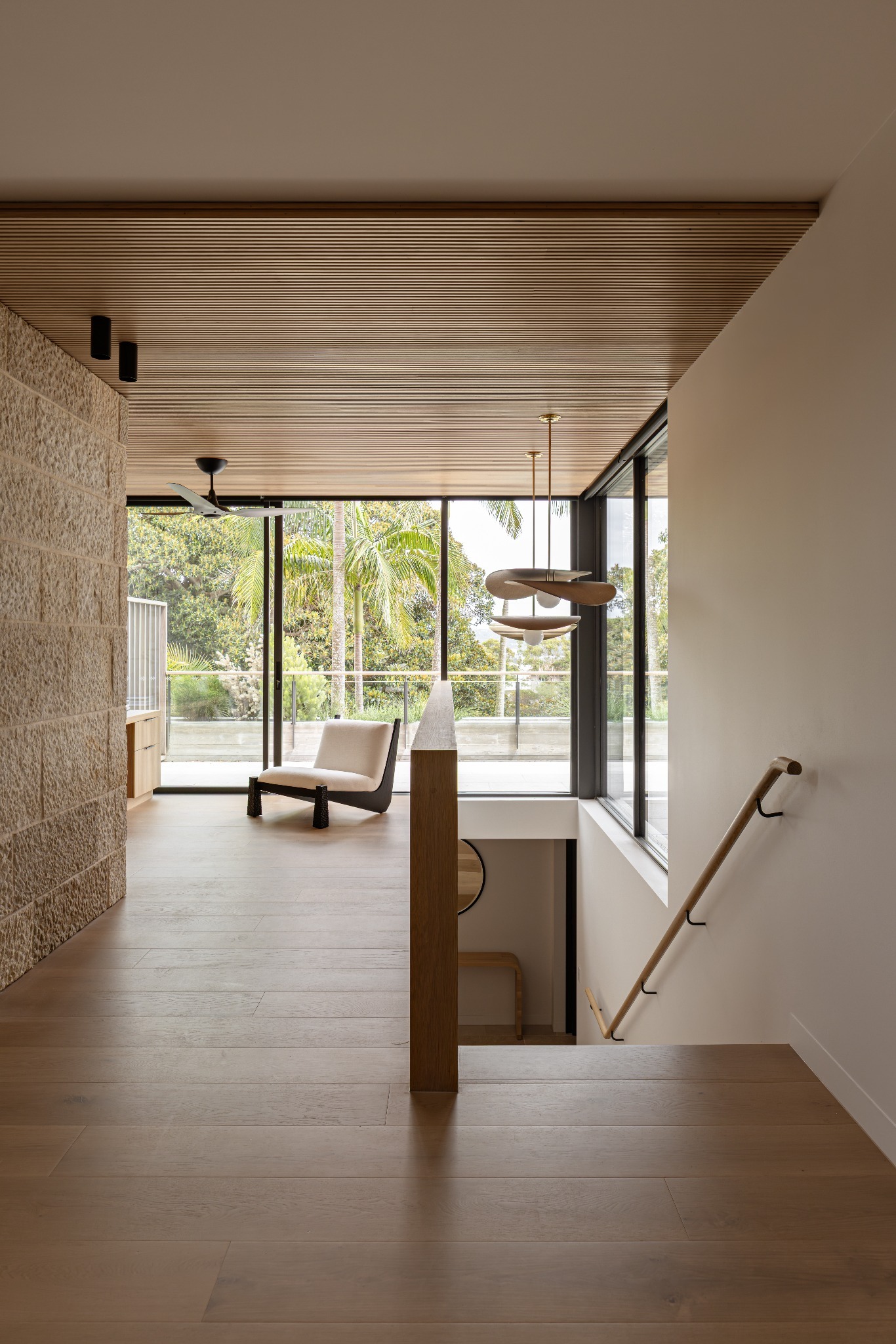 Bower Street, Manly interior with oak flooring