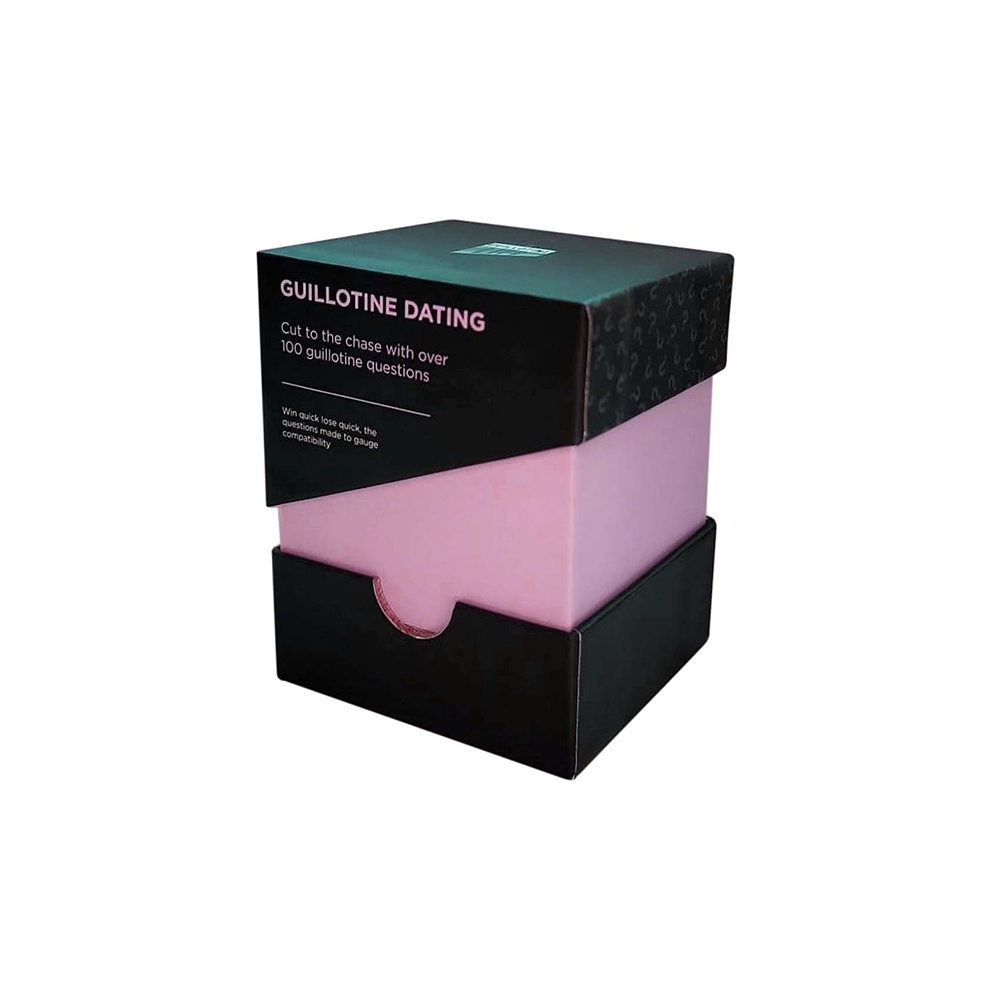 Branded question game deck