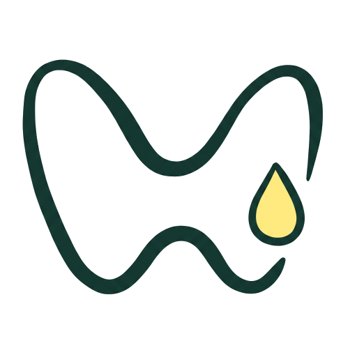 Thyroïde en forme de papillon et une goutte