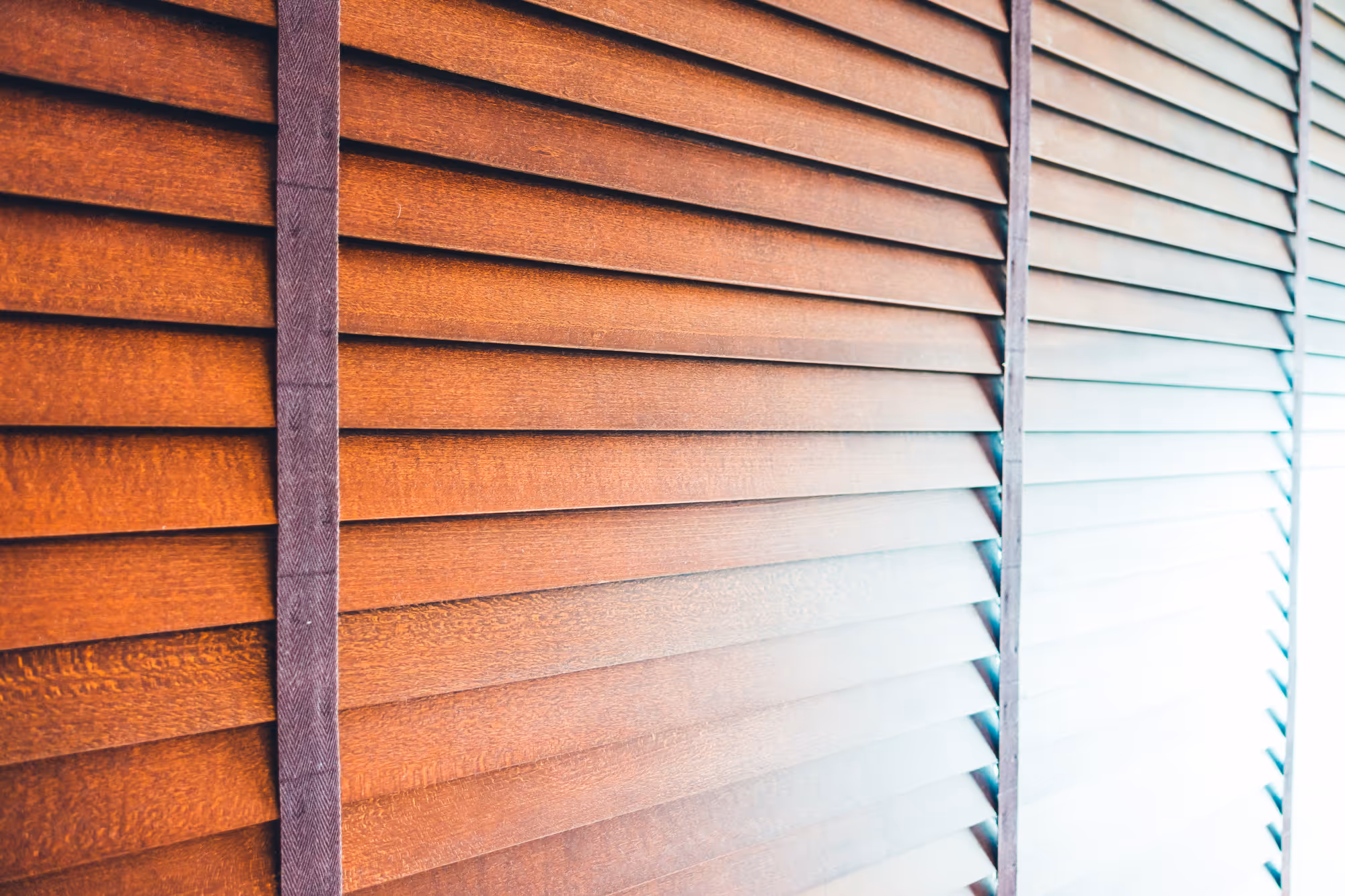 Blinds installation in Whitefield home