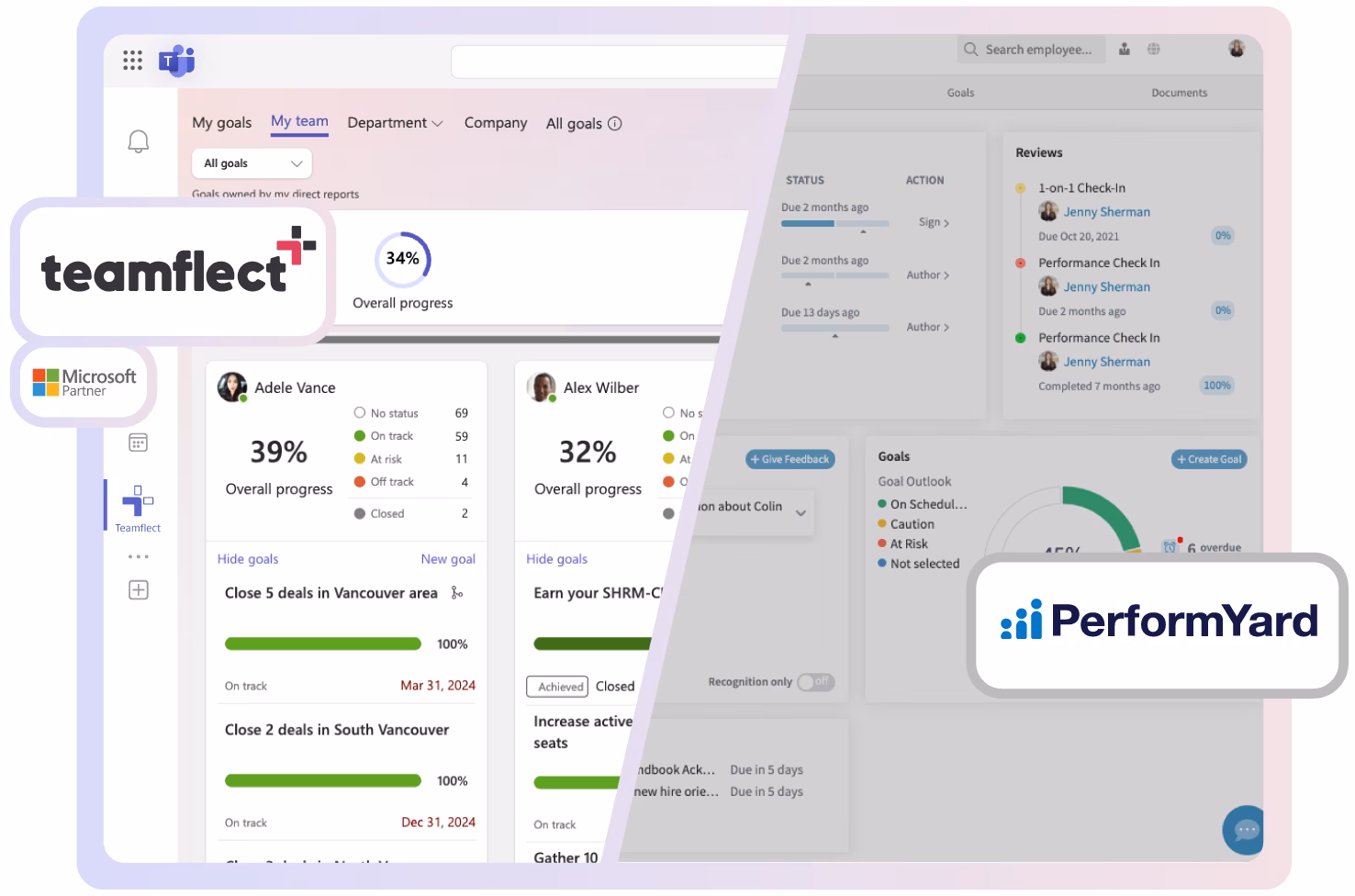Replace PerformYard with Teamflect, an official Microsoft Partner.