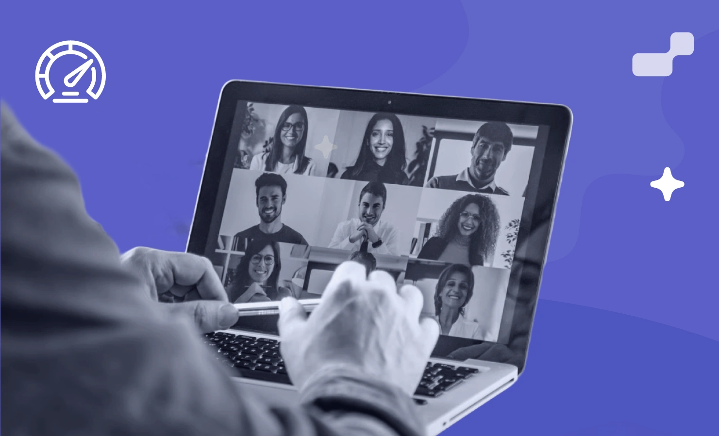 Teamflect AI-powered performance review software dashboard showing review analytics in Microsoft Teams