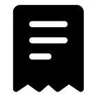 An icon of a document referencing order size flexibility