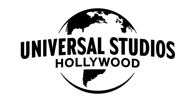 The logo of Universal Studios Hollywood