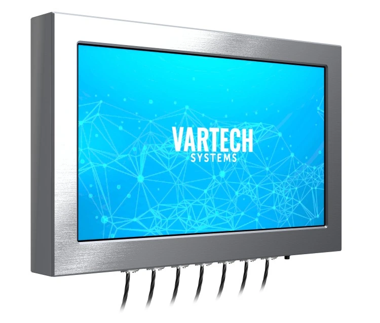 CID2 computer & monitor. VarTech ToughStation industrial hazardous area PC