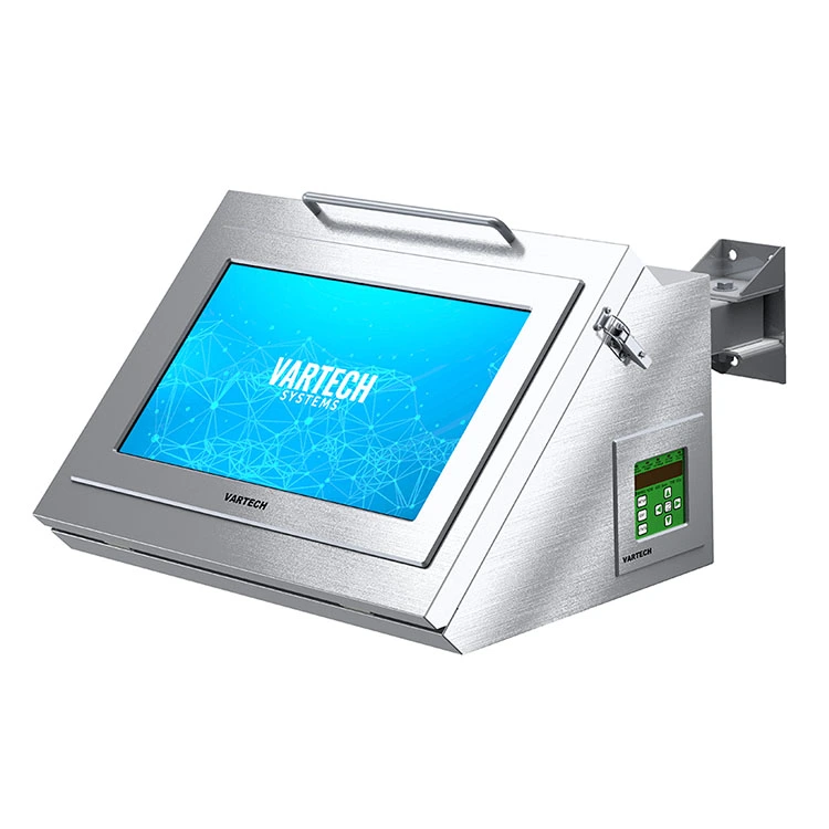 A custom ToughStation panel mount stainless steel workstation with a Type-X purge system