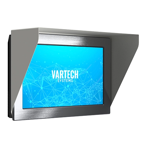 A custom DiamondVue computer with a sun shield