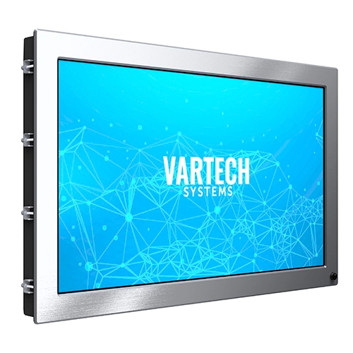 A rendering of a 32" DiamondVue industrial computer by VarTech Systems built to meet NEMA and IP protection standards