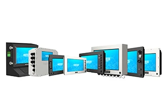 A compilation of VarTech Systems' industrial computers, monitors, and workstations representing our product packages