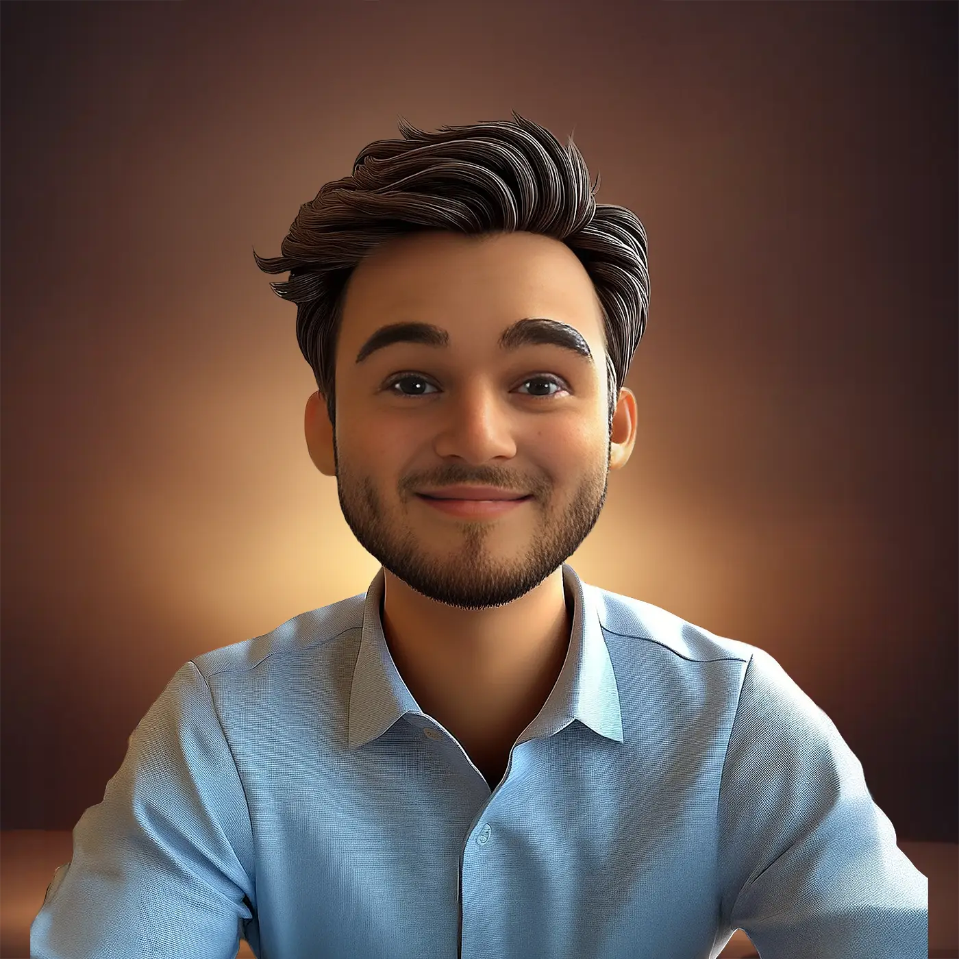 3D Avatar von Simon Mittermayr einem Mitarbeiter von KI-note