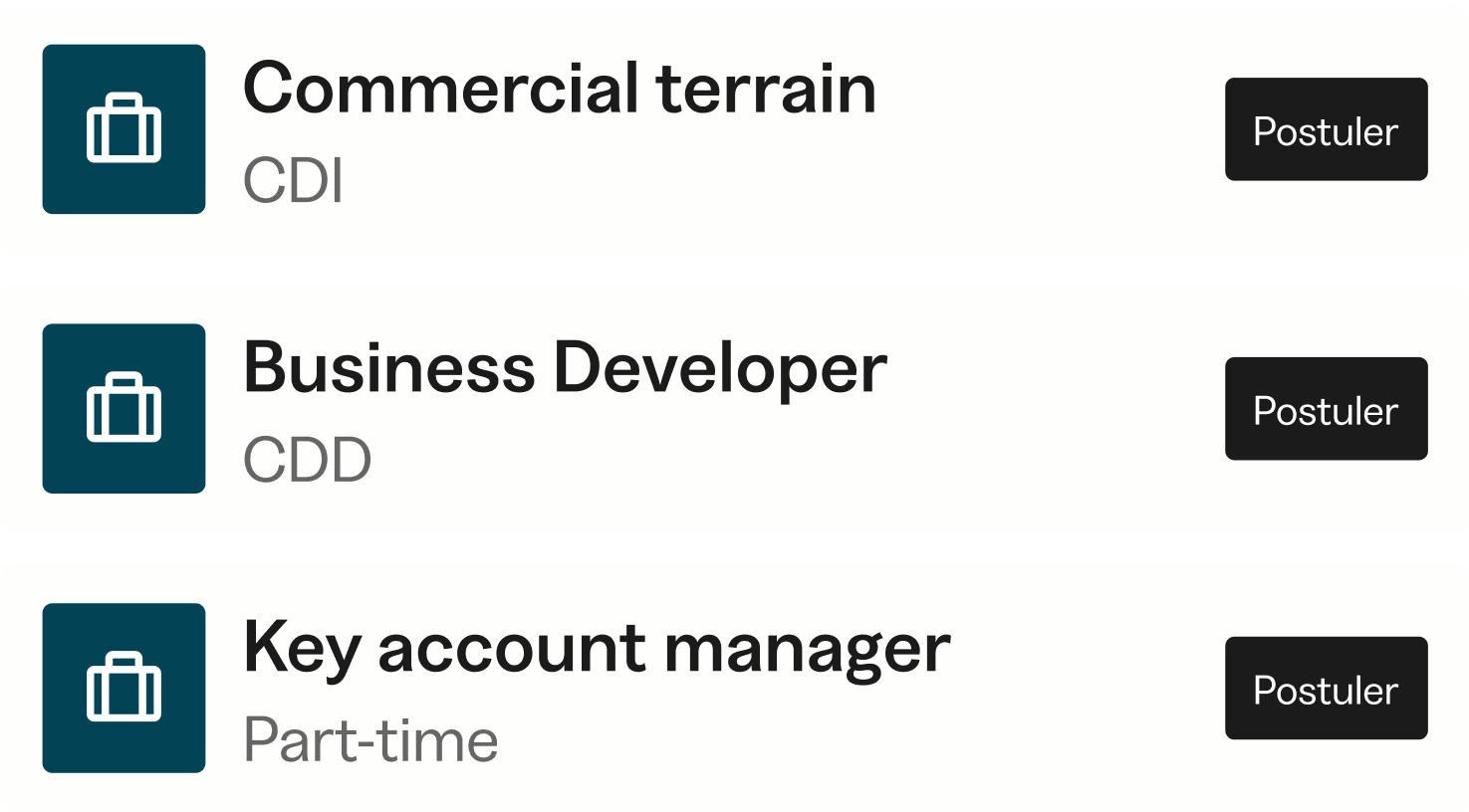 Sales and commercial sector jobs