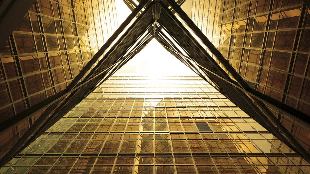 Tour de bureaux du secteur financier