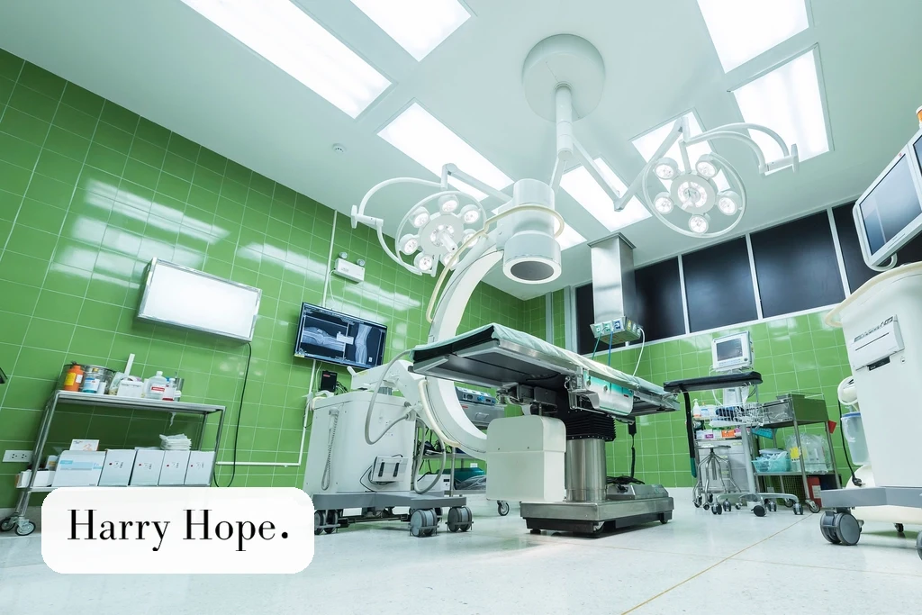 Bloc opératoire moderne, cas client Harry Hope santé