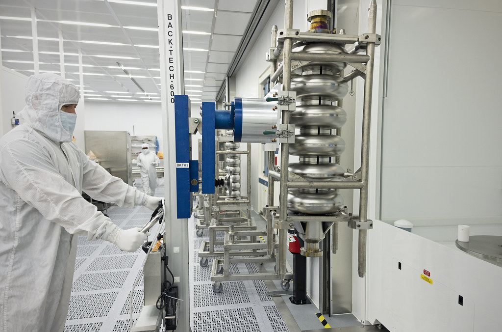 Salle blanche de production pharmaceutique