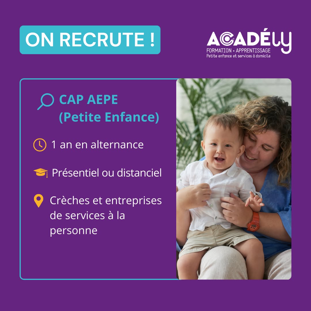 CAP AEPE Petite Enfance en alternance
