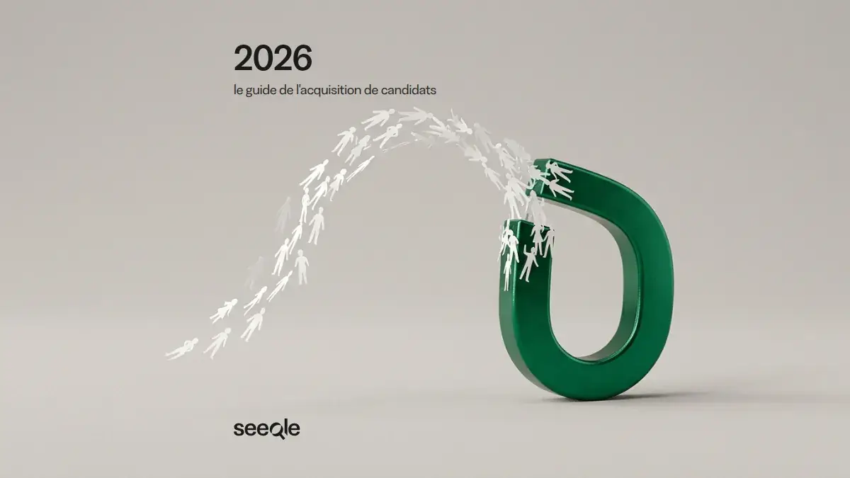 Aimant vert attirant un flux de silhouettes en papier : le guide de l'acquisition de candidats 2026