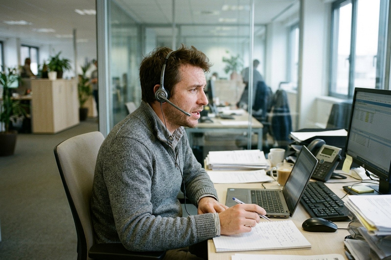 Conseiller bancaire en rendez-vous à distance