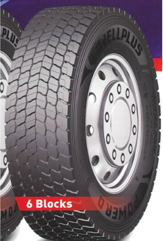 315/60R22.5 WELLPLUS POWER DRIVE PR20 154/150L TL M+S 3PMSF made in Thailand