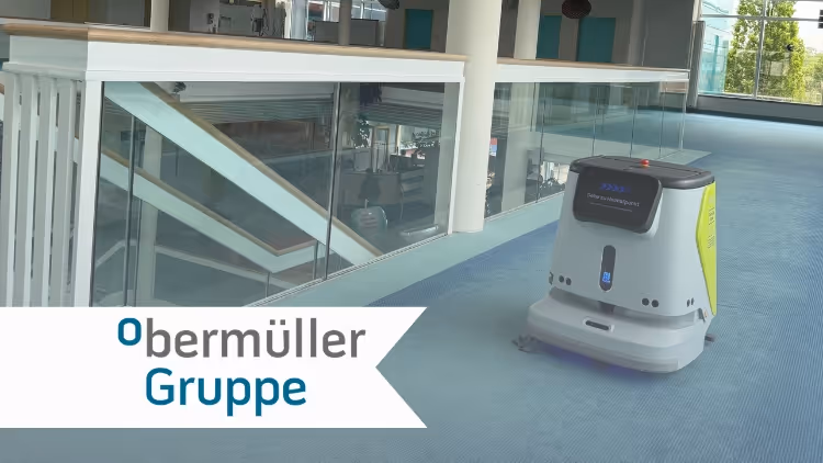 Autonome Gebäudereinigung im Krankenhaus: Wie FENKA Robotics der Obermüller Gruppe gegen den Fachkräftemangel hilft
