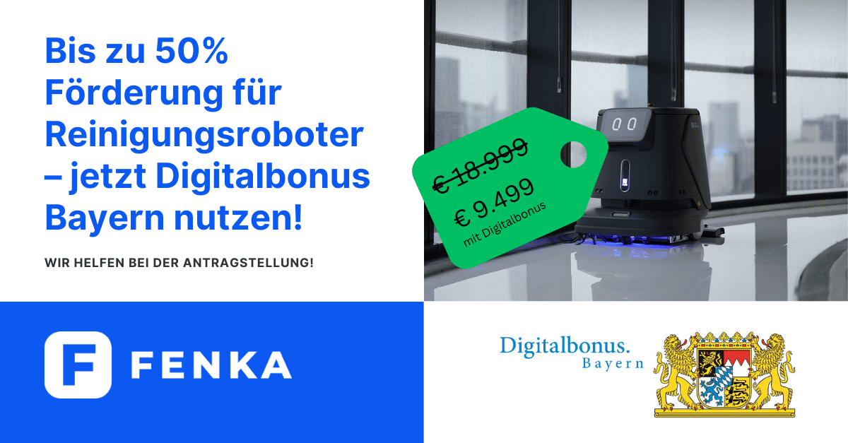 Digitalbonus Bayern für Robotik nutzen