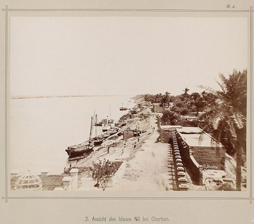 منظر للنيل الأزرق من الخرطوم