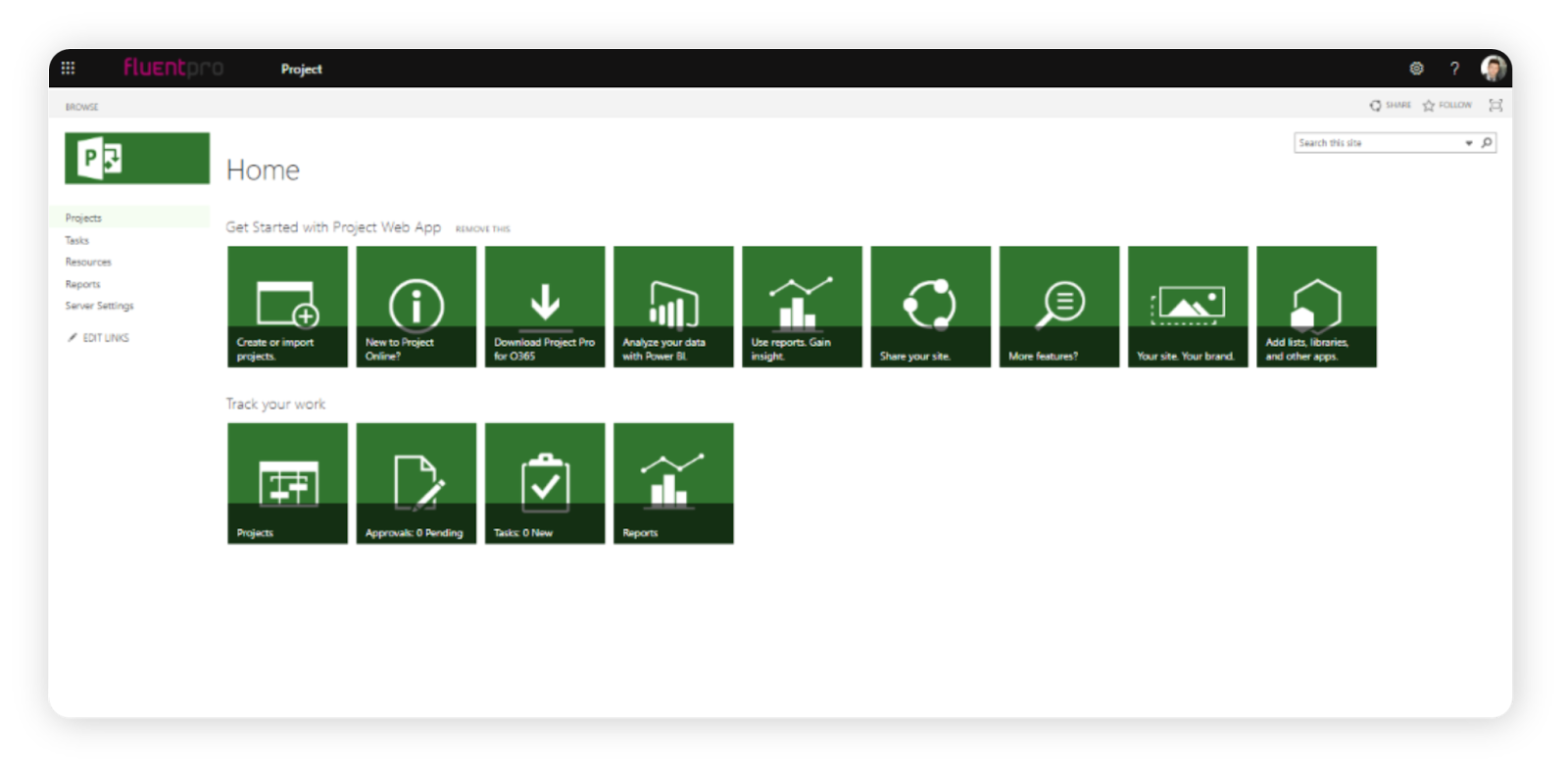 Microsoft Project as a advanced option instead of Excel
