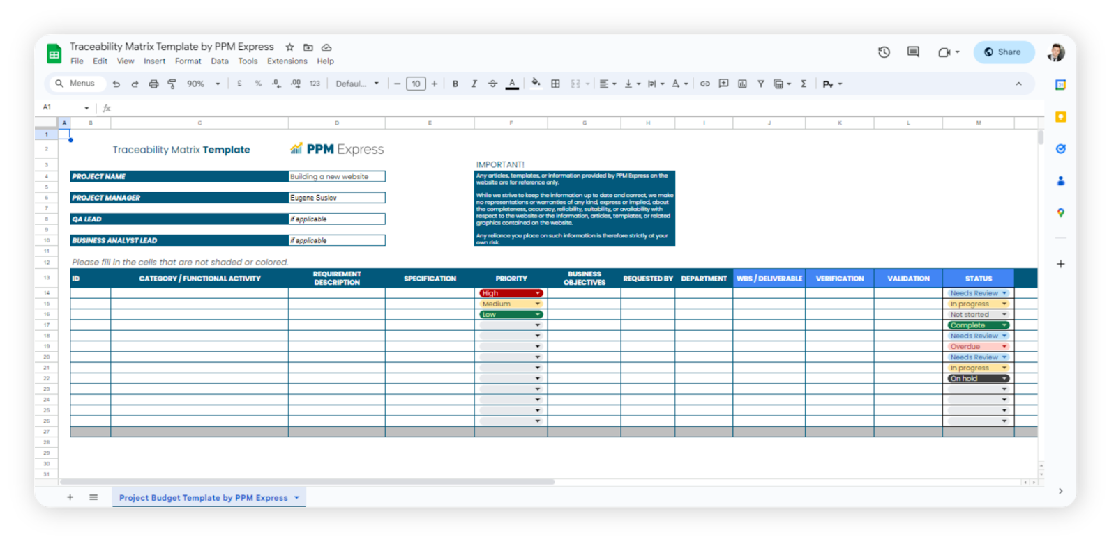 Google Sheets vs Excel